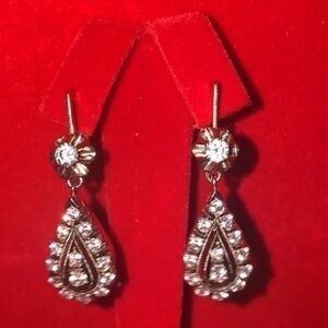 Gorgeous 18K solid gold earrings exclusive jewellery